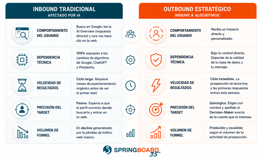 infografia inbound estrategico vs tradicional